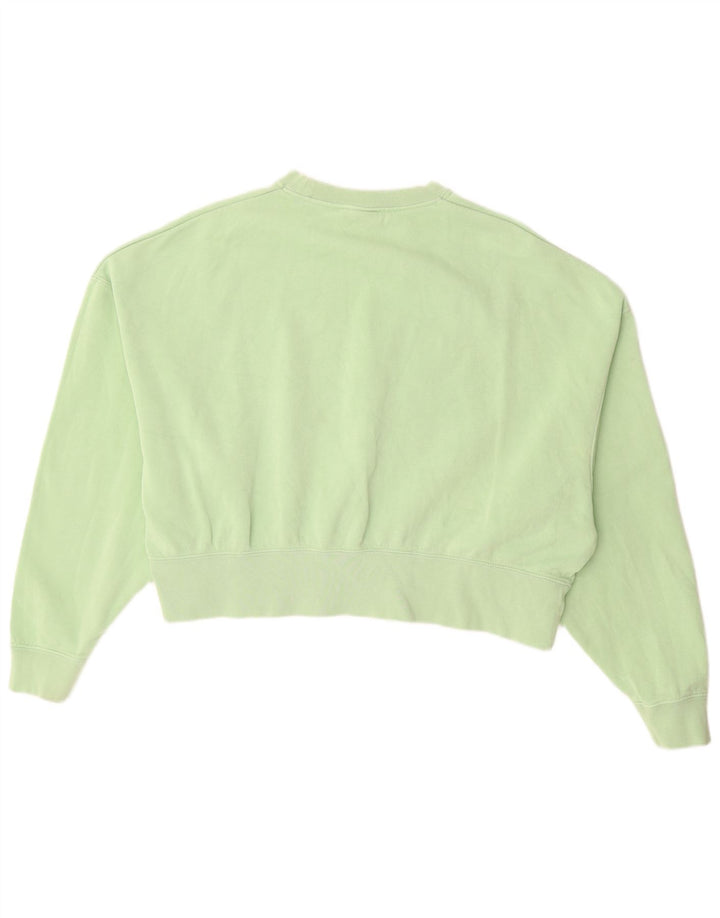 NIKE Sweat-shirt surdimensionné pour femme UK 10 Petit coton vert