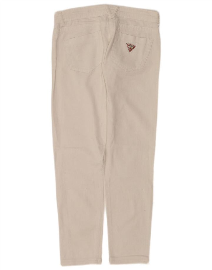 Guess Jean Slim Femme W28 L27 Coton Blanc