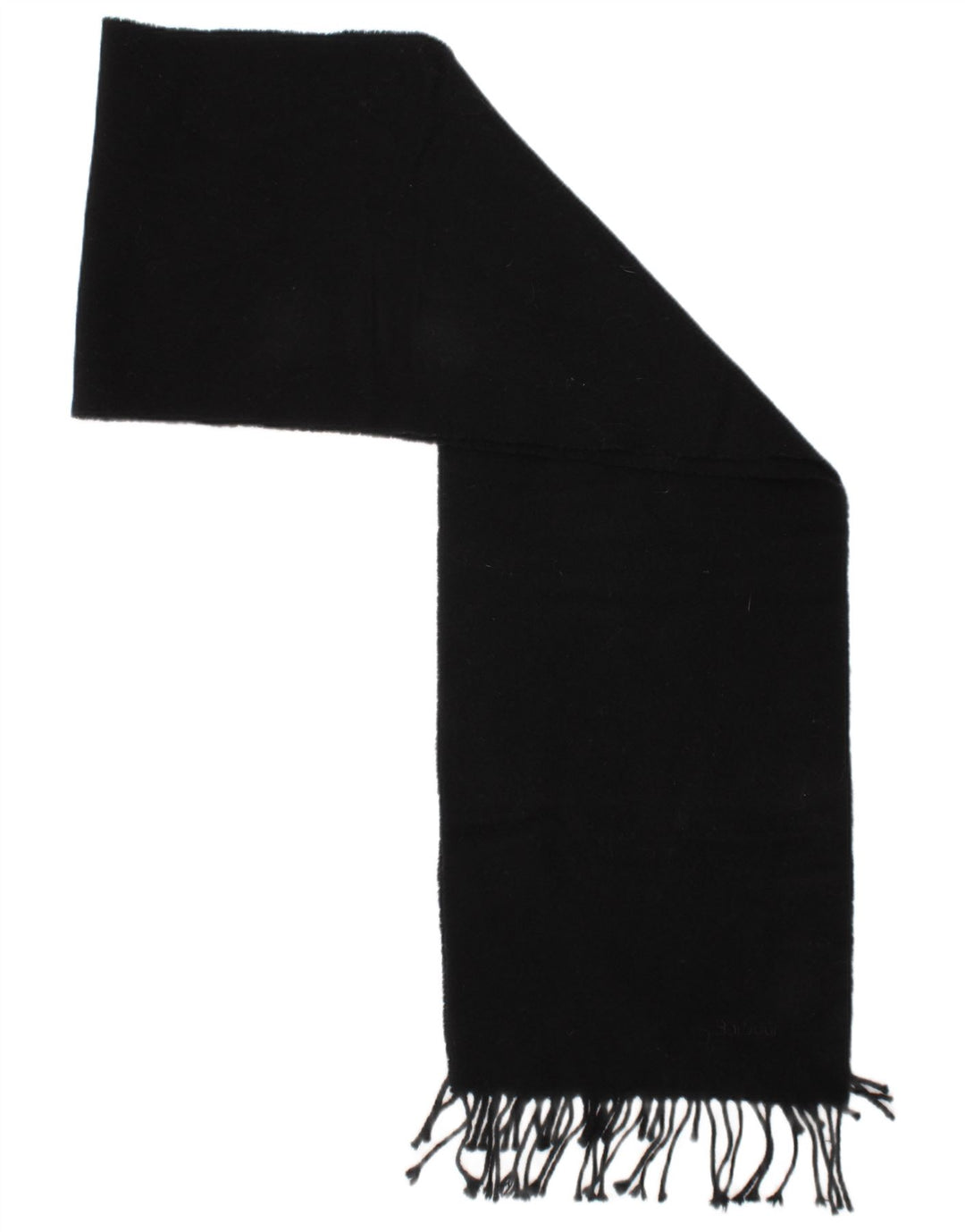 Barbour Écharpe rectangulaire pour femme Taille unique Noir Laine d'agneau Classique