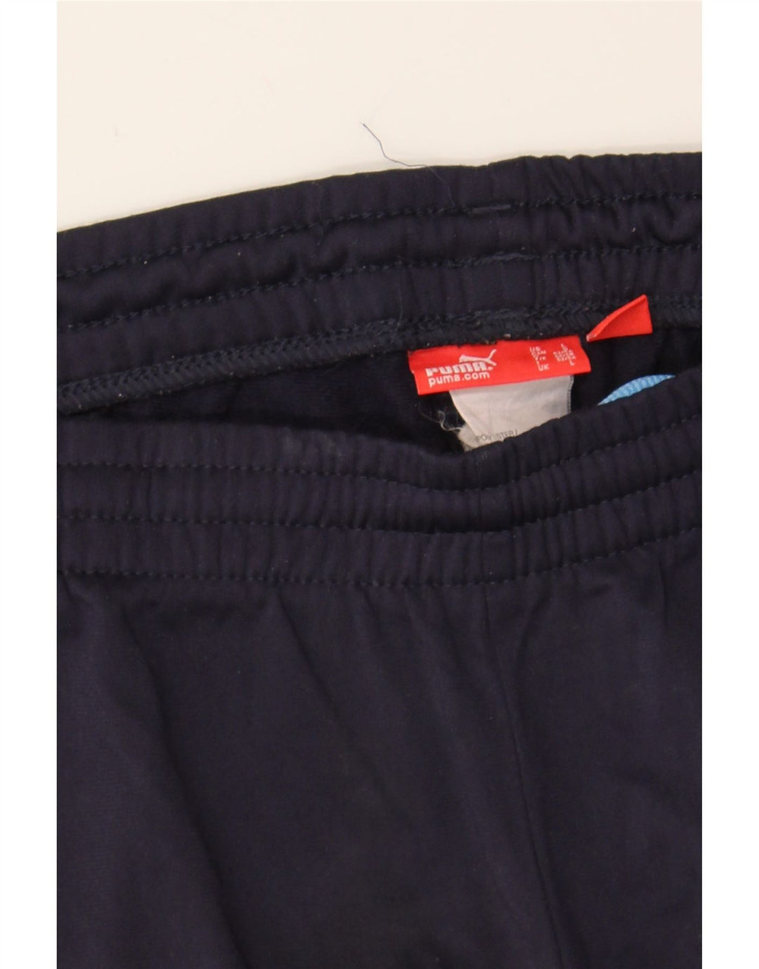 PUMA Mens Sport Shorts Large Navy Blue Polyester Vintage Puma and Second-Hand Puma from Messina Hembry 
