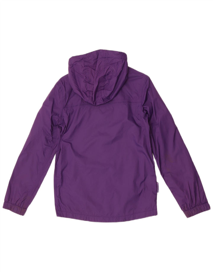 Mountain Warehouse Veste de pluie à capuche pour femme UK 10 Small Violet Polyester