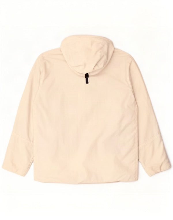 Murphy & Nye Veste coupe-vent à capuche pour homme UK 40 Large Off White Nylon