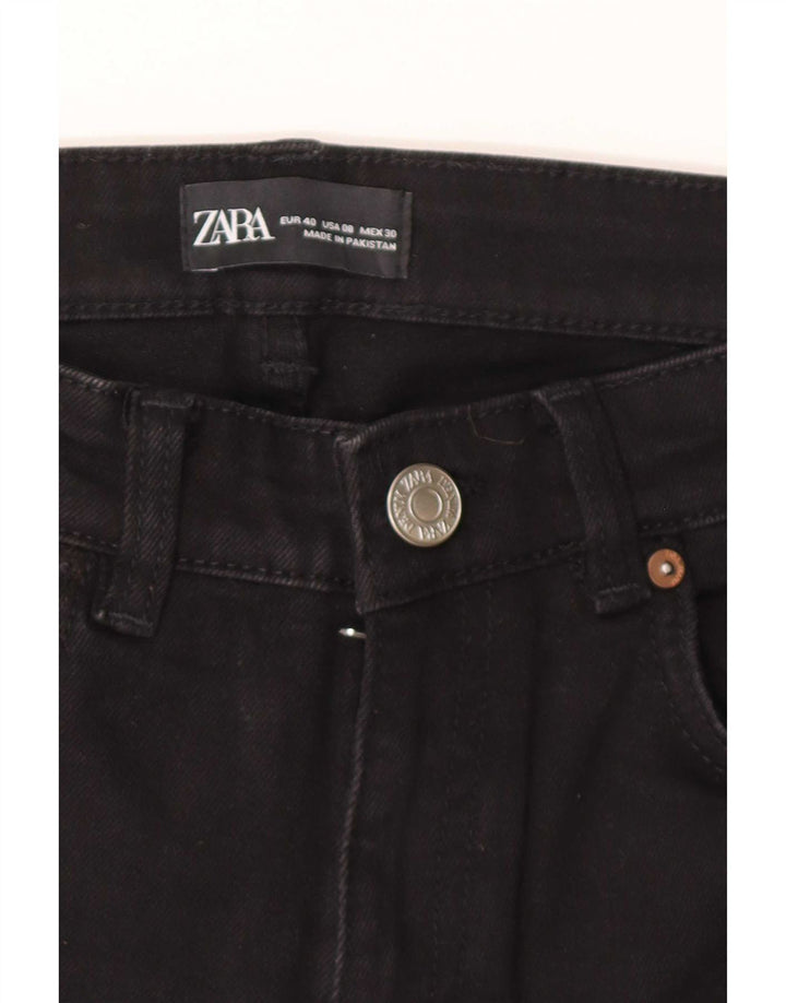 Zara Jean court bootcut pour femme EU 40 Medium W30 L25 Noir