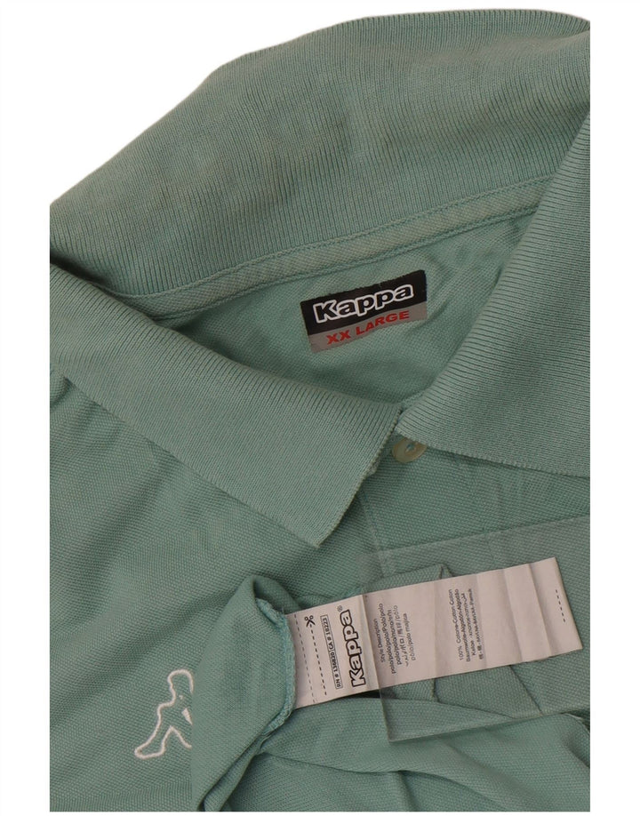 Kappa Polo Homme 2XL Bleu Coton