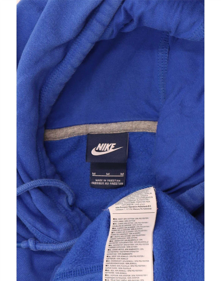 Nike Pull à capuche en coton bleu moyen pour homme