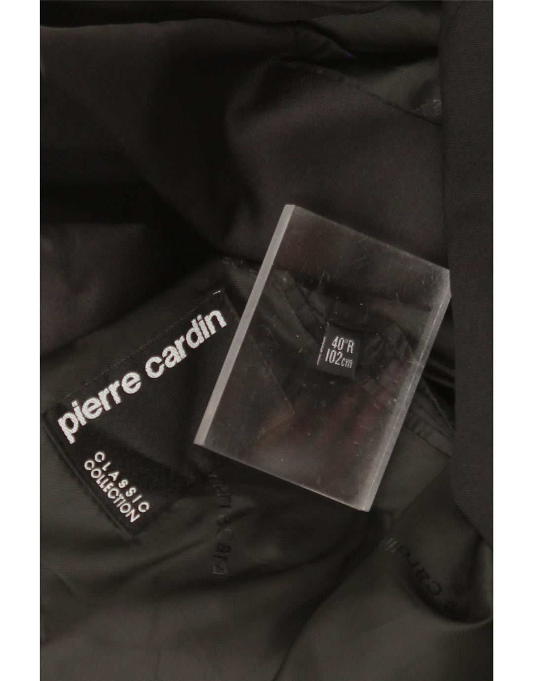 PIERRE CARDIN Veste blazer coupe régulière pour homme UK 40 Large Noir