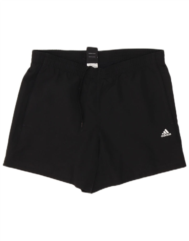 Adidas Short de sport Climalite Homme Noir Moyen Polyester