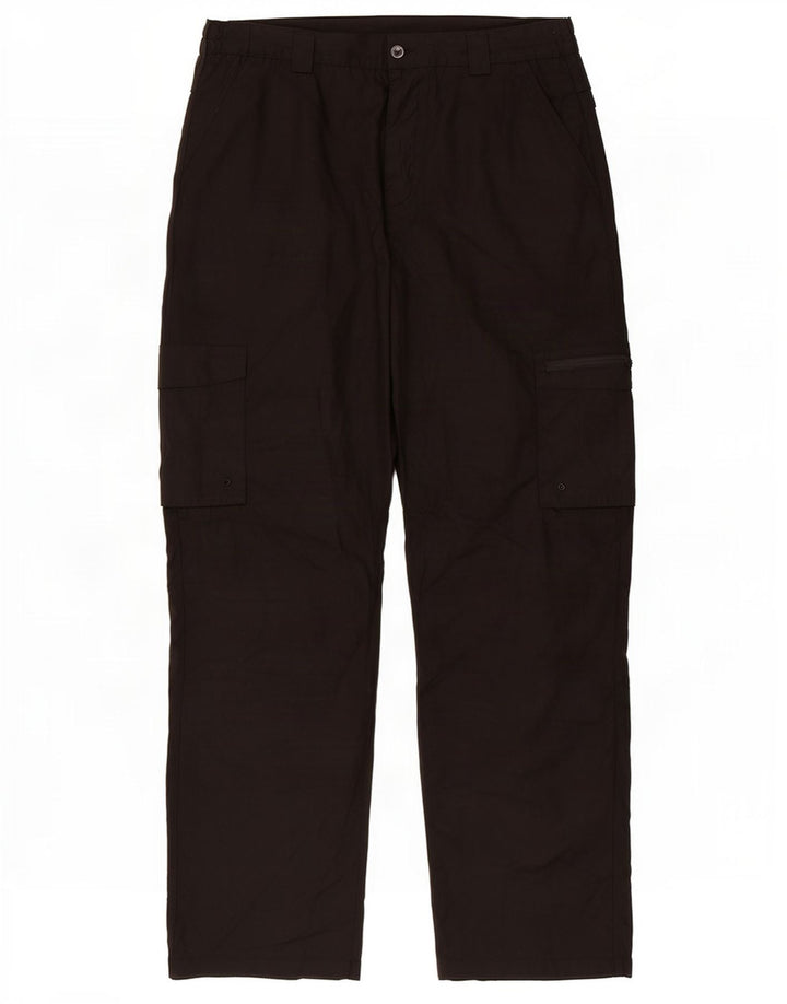 Mountain Warehouse Pantalon Cargo Droit Homme W38 L29 Noir Polyester