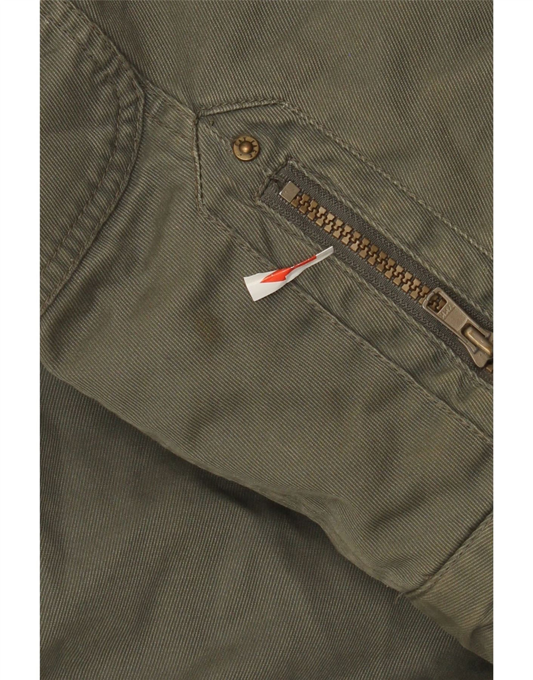Fat Face Veste utilitaire pour homme UK 44 2XL Kaki Coton