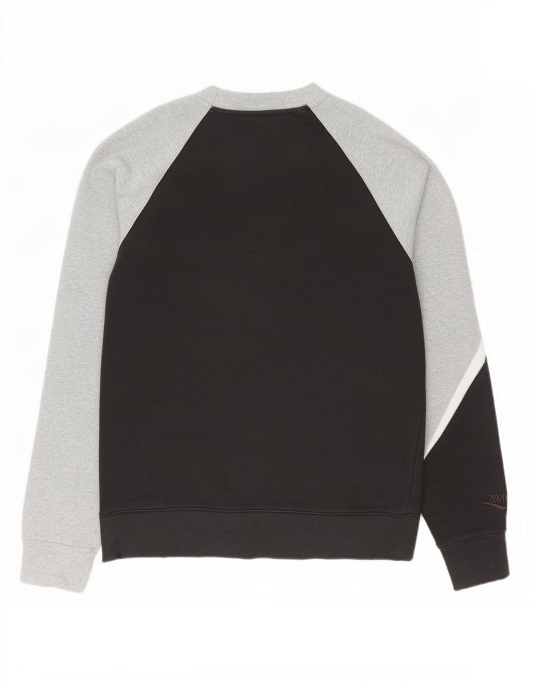 Nike Sweat-shirt graphique en coton color block noir moyen pour homme