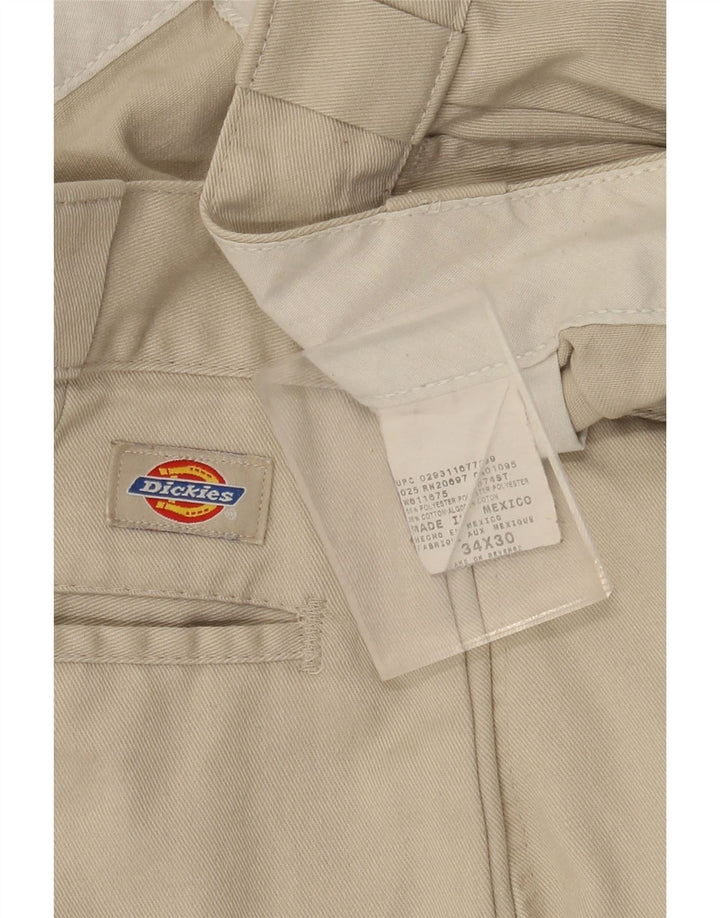 DICKIES Pantalon Chino Droit Homme W34 L30 Beige Polyester