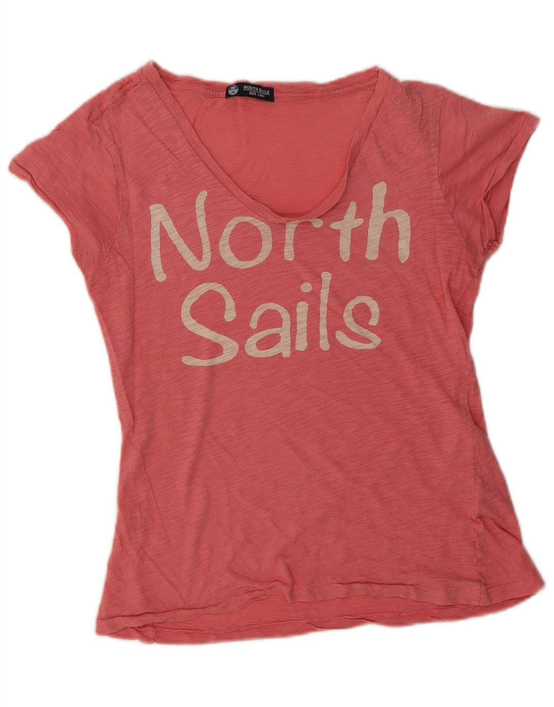 North Sails T-shirt graphique pour femme UK 14 Rose moyen moucheté