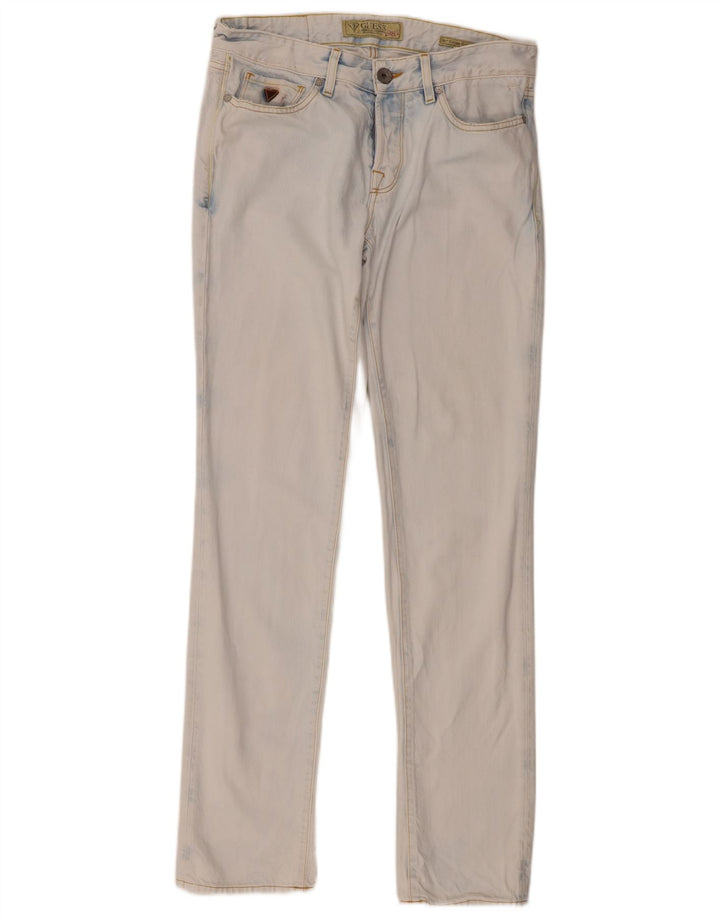 Guess Jean droit homme W32 L34 bleu