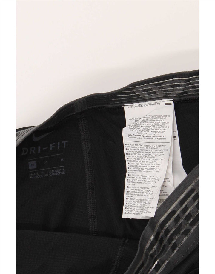 Legging Nike Dri Fit Graphic Homme Noir Moyen Polyester