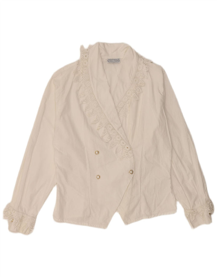 Giulia Galanti Chemisier pour femme UK 14 Medium Blanc