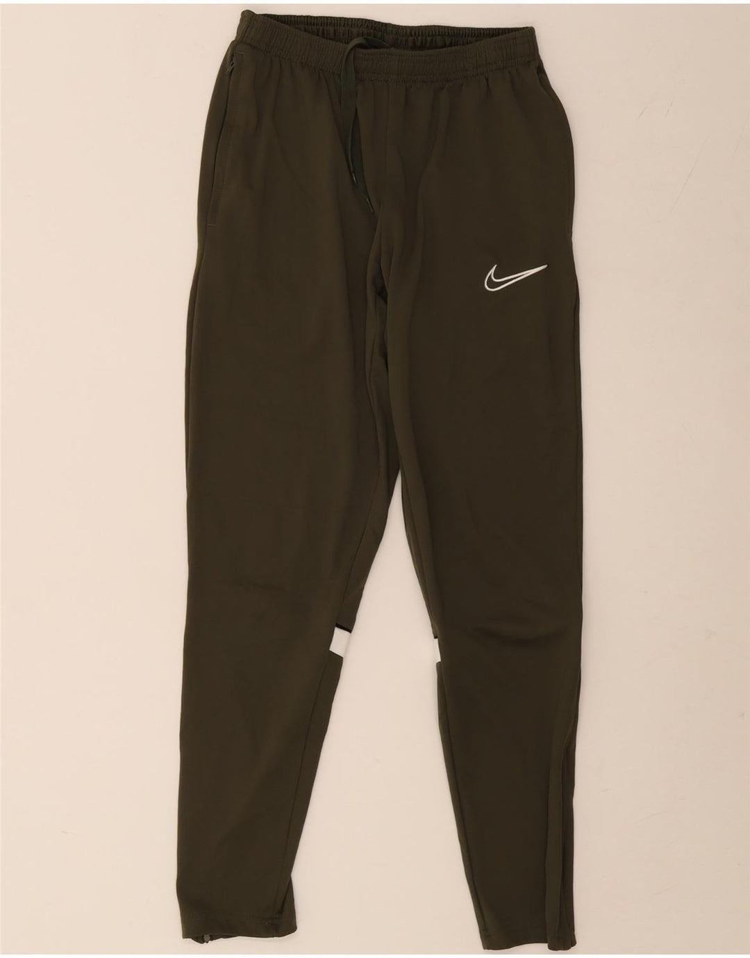 Nike Pantalon de survêtement Dri Fit pour homme en polyester color block kaki moyen