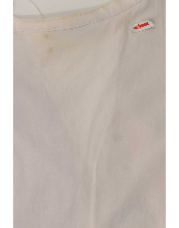Zara Robe droite surdimensionnée pour femme UK 10 Petit colorblock blanc