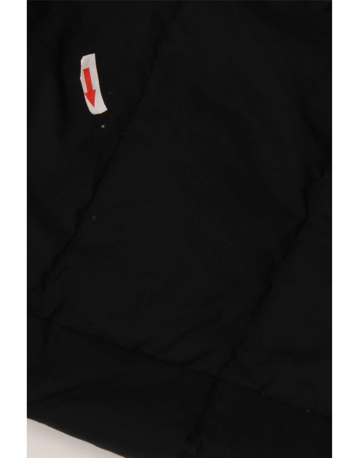 Nike Veste matelassée à capuche pour homme UK 40 Large Noir Polyester