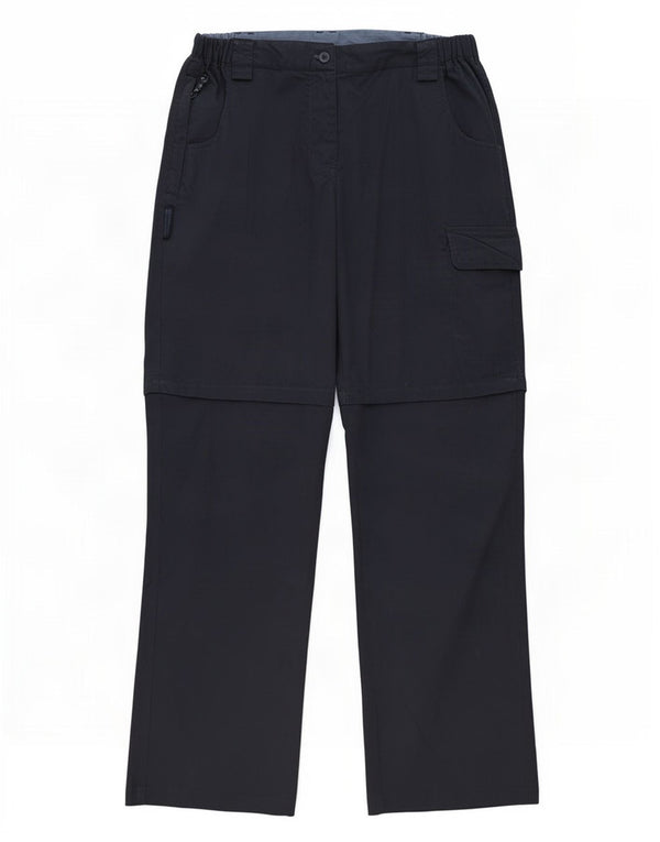 Mountain Warehouse Womens Chino Trousers UK 10 Small W28 L30 Navy Blue