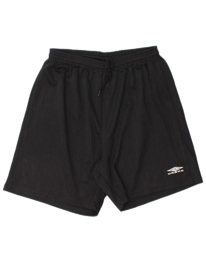 Umbro Short de sport pour homme UK 32/34 Medium Noir Polyester