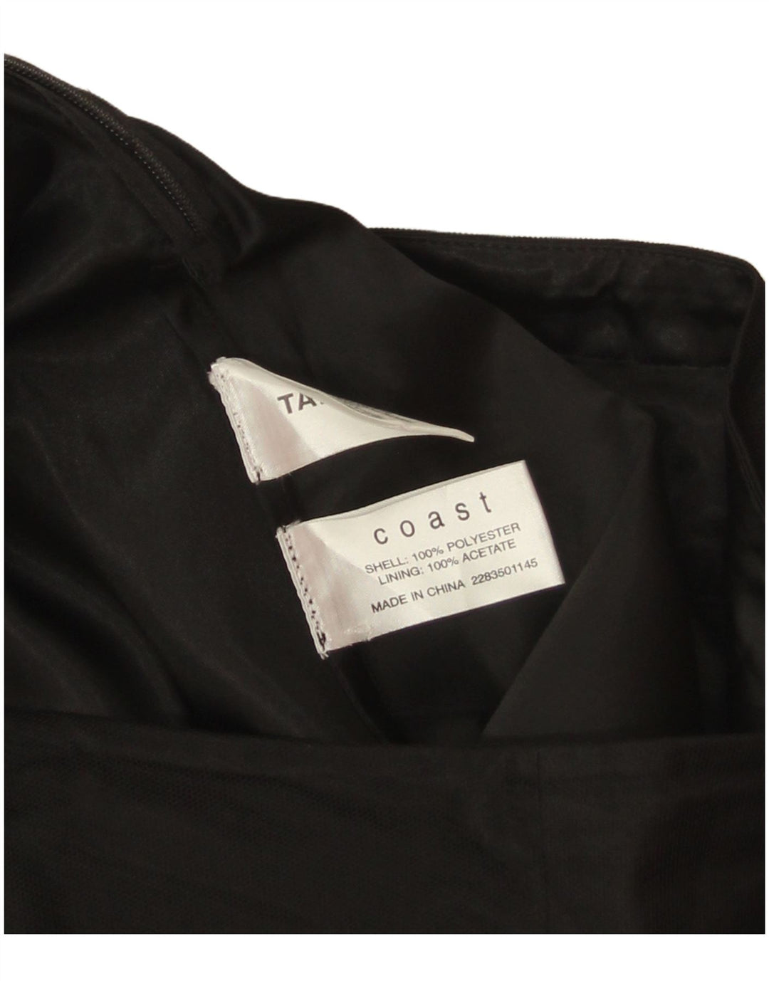 Coast Jupe trapèze pour femme W26 Smalll en polyester floral noir