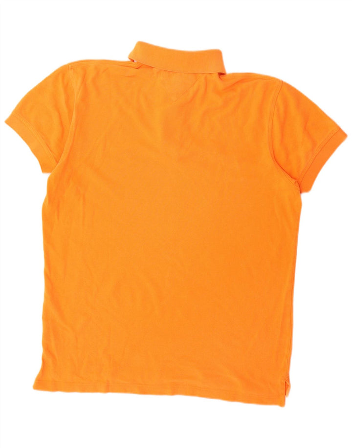 Tommy Hilfiger Polo Homme Petit Orange Coton