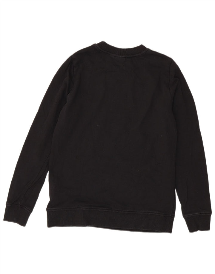 Vans Sweat-shirt graphique pour femme UK 10 Petit coton noir