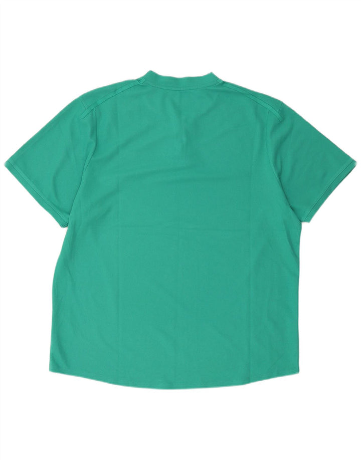 Nike Hommes Dri Fit T-Shirt Haut XL Vert Polyester