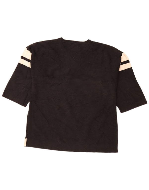 Zara Homme Top Manches 3/4 Large Noir Rayé
