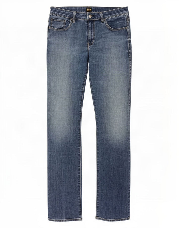 Lee Jeans Bootcut pour femme US 13 Large W32 L33 Bleu Coton