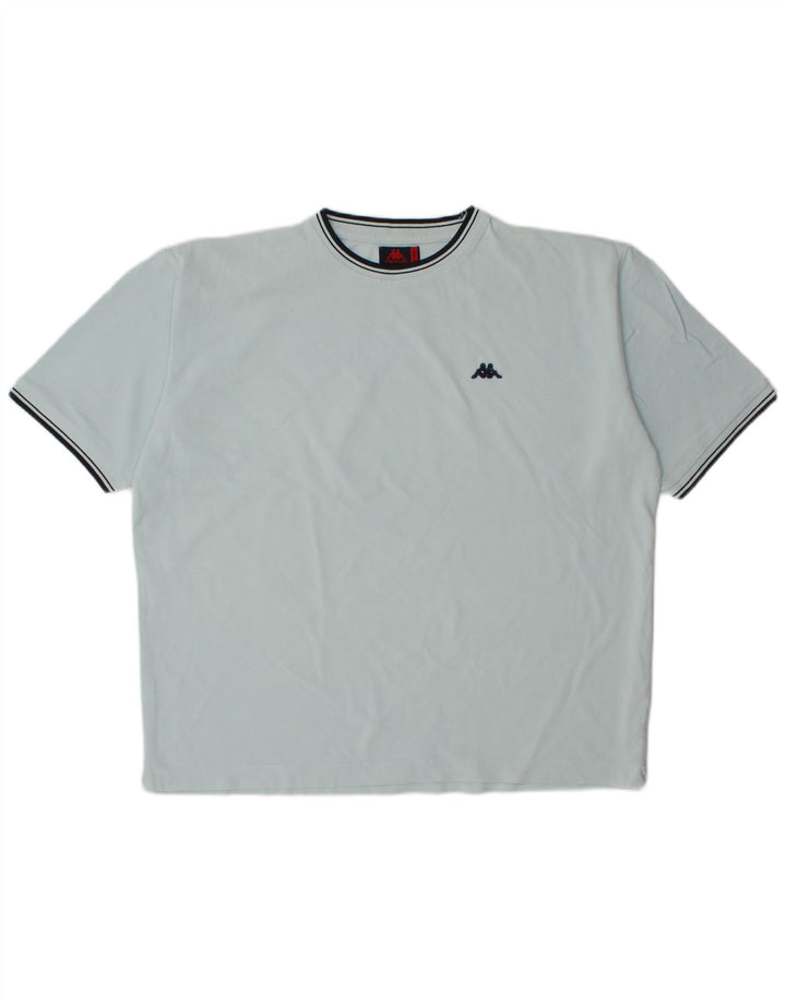 KAPPA T-Shirt Homme Top XL Bleu Coton