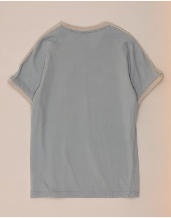 Adidas T-Shirt Homme Top Bleu Moyen Coton