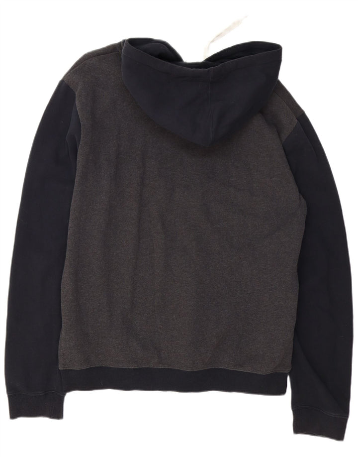 BILLABONG Pull à capuche graphique pour hommes en coton color block grand gris