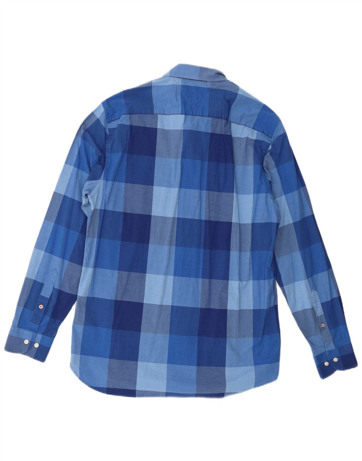 Tommy Hilfiger Chemise coupe classique pour homme en coton vichy bleu grand