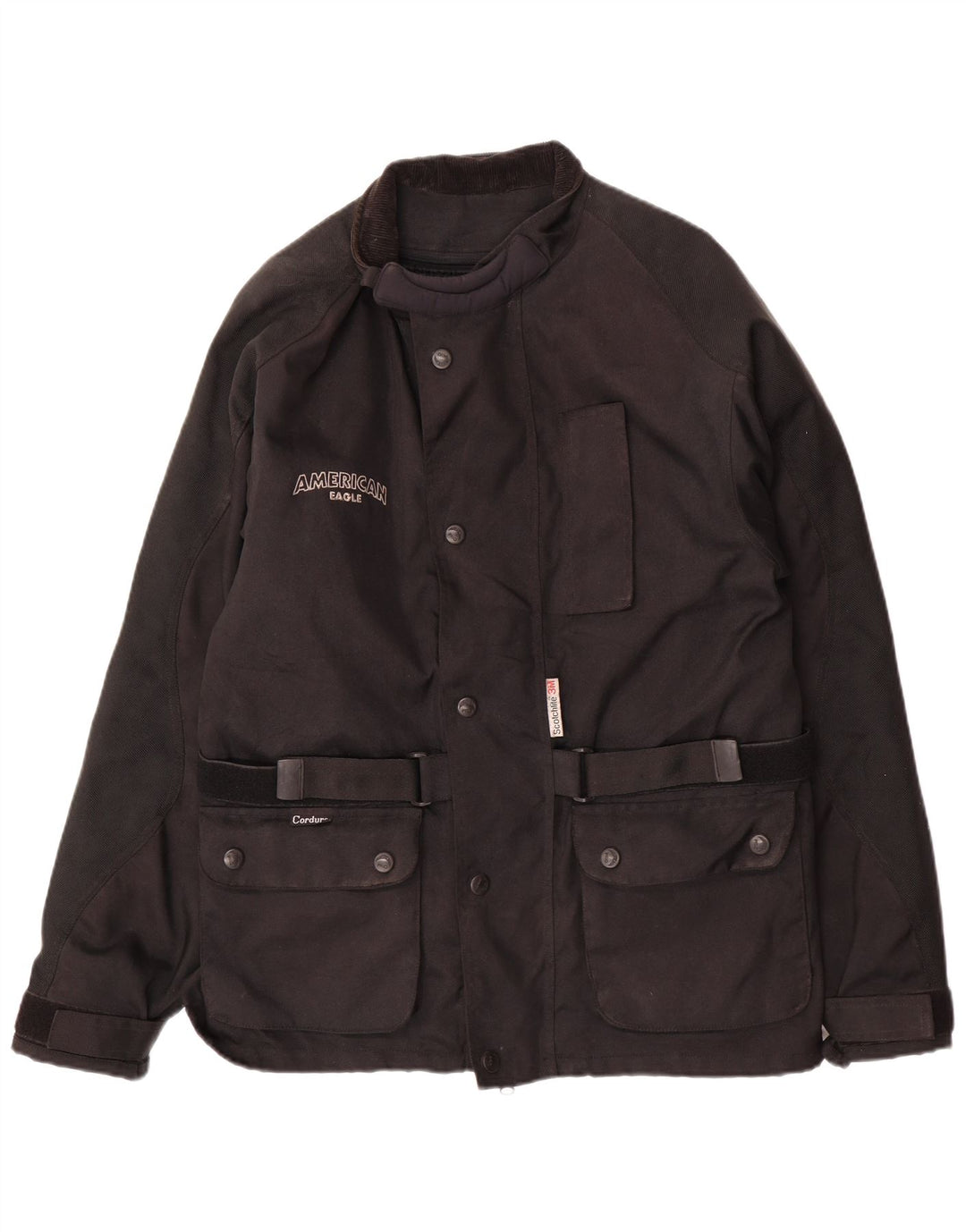 American Eagle Veste utilitaire pour homme UK 38 Medium Noir Acétate