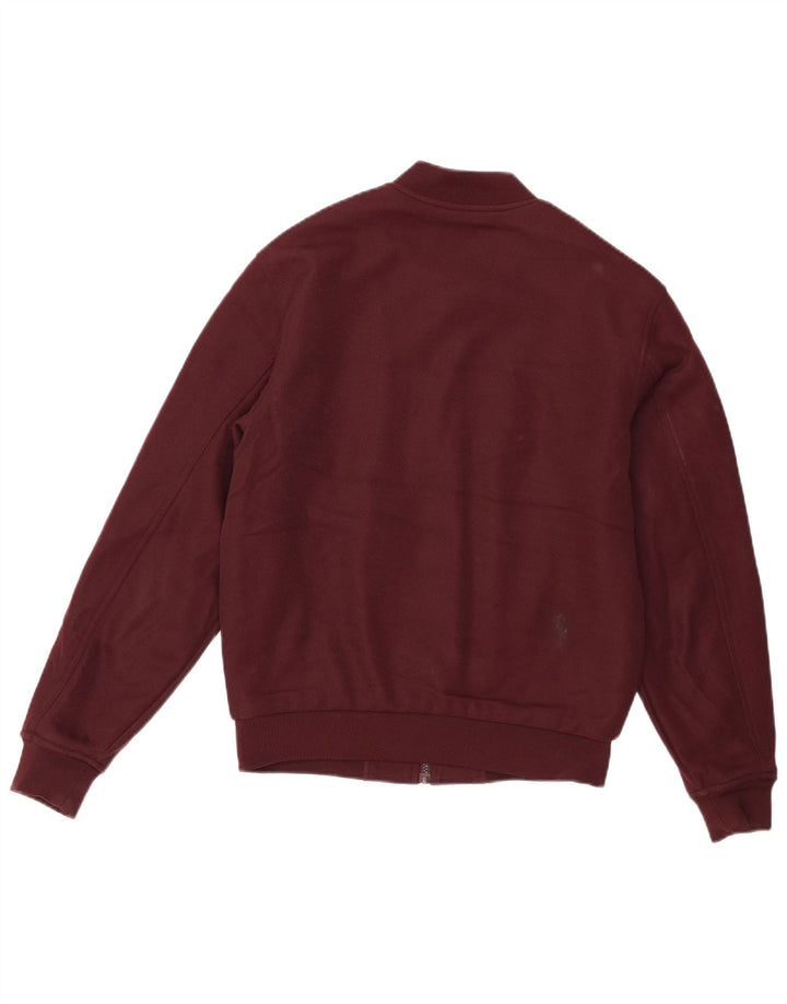 Zara Veste Bomber Homme UK 36 Petit Marron Polyester