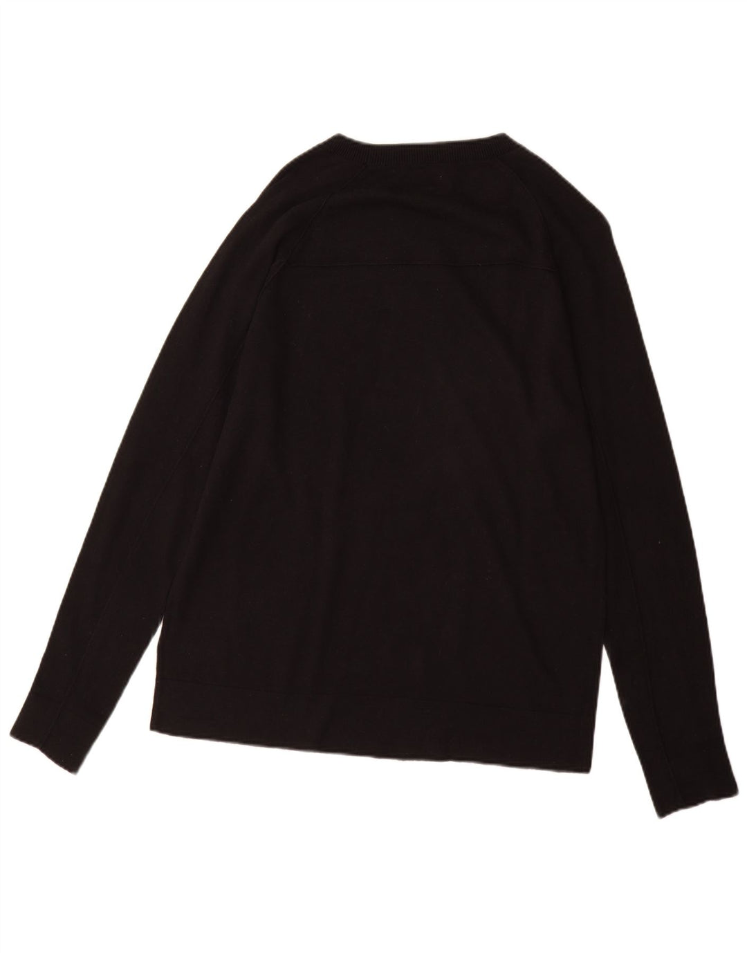 Farhi Pull col bateau pour homme en coton noir Taille L