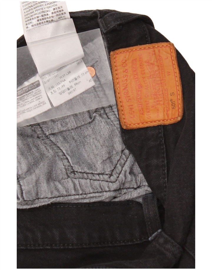 Levi's Jean Droit 501 Homme W29 L28 Noir Coton