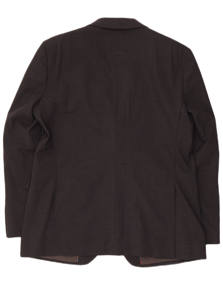 Jeff Banks Veste Blazer 2 Boutons Homme UK 42 XL Laine Grise