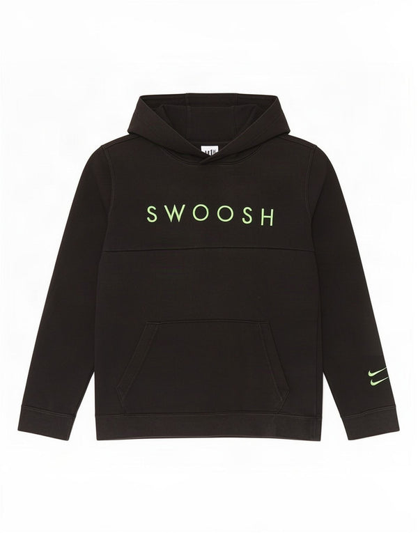 Nike Pull à capuche graphique pour fille 13-14 ans XL Noir Coton