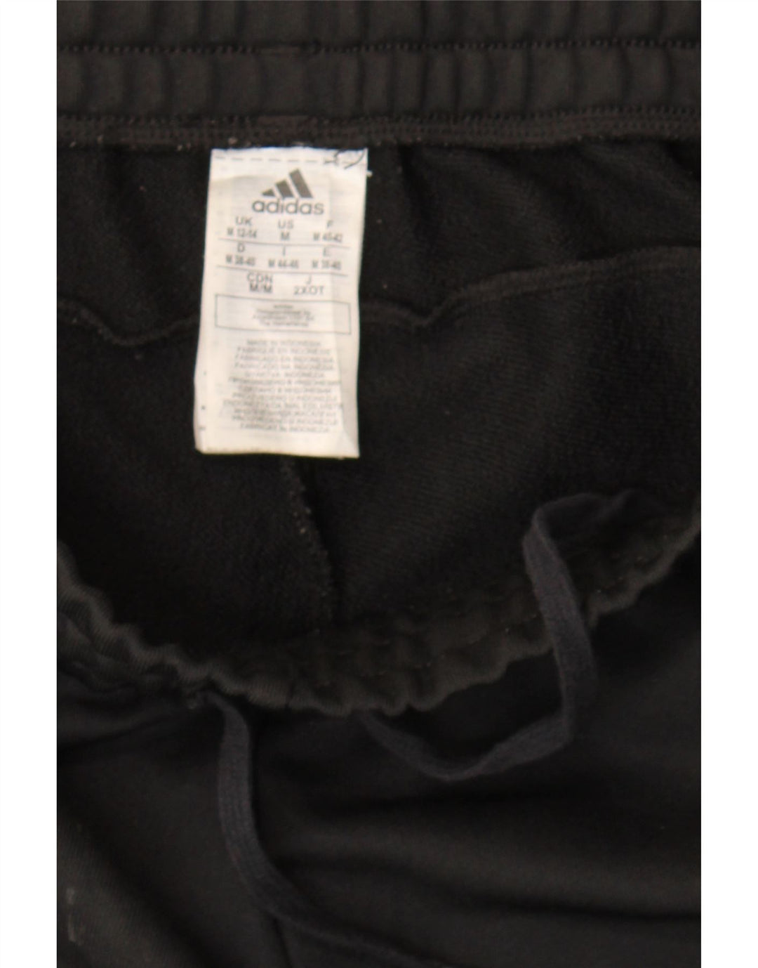 Adidas Pantalon de survêtement pour femme Joggers UK 12/14 Polyester noir moyen