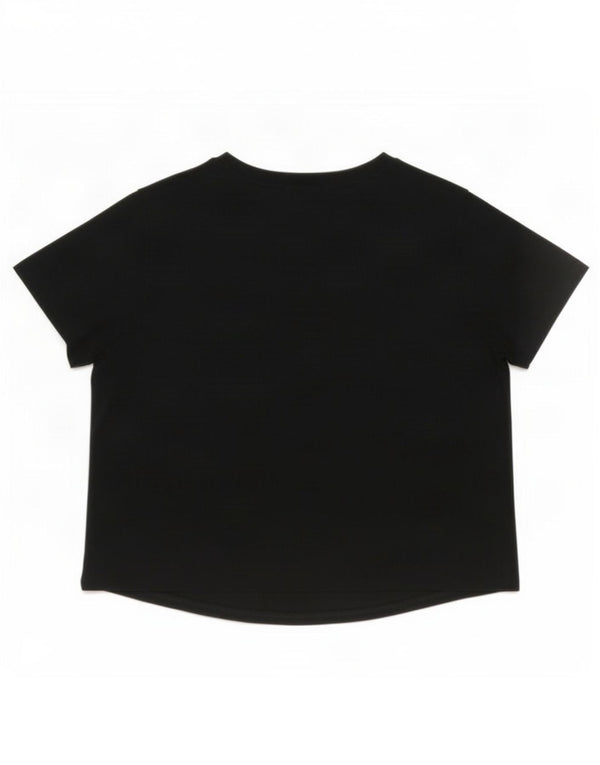 Nike Girls Graphic T-Shirt Top 12-13 ans Grand Noir Coton
