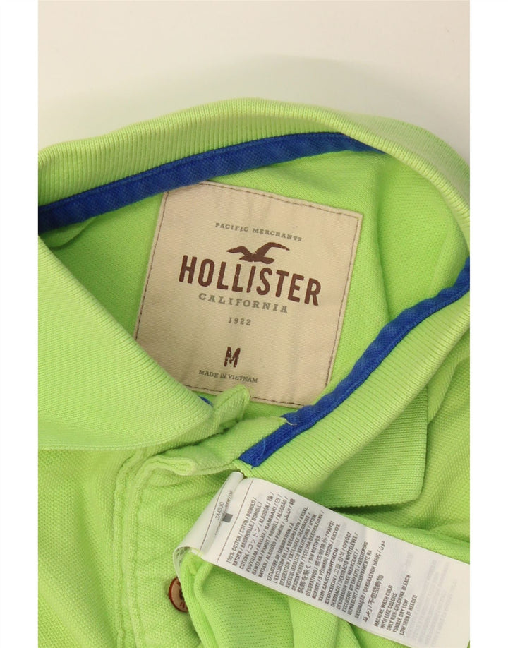 HOLLISTER Polo Homme Vert Moyen Coton