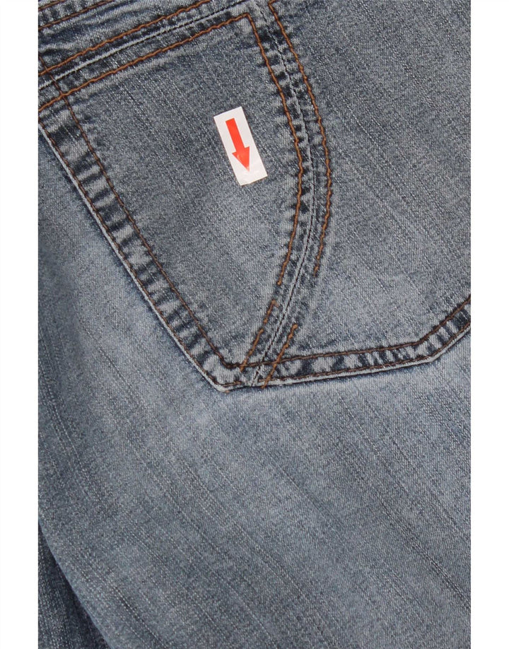 Trussardi Jean Droit W34 L32 Bleu Coton Homme