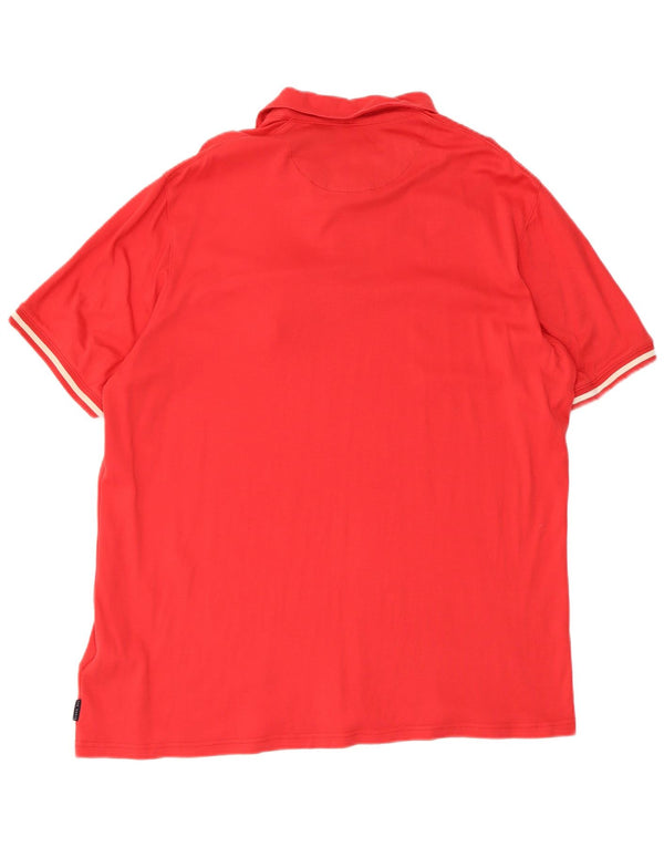 Ted Baker Polo Homme Taille 5 XL Rouge Coton
