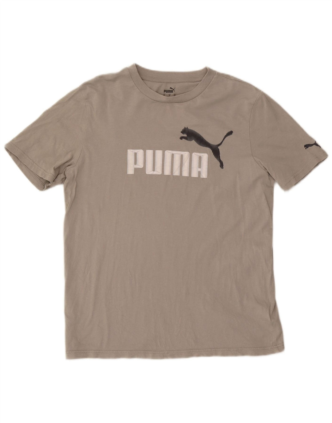 Puma T-Shirt Graphic Homme Gris Moyen Coton