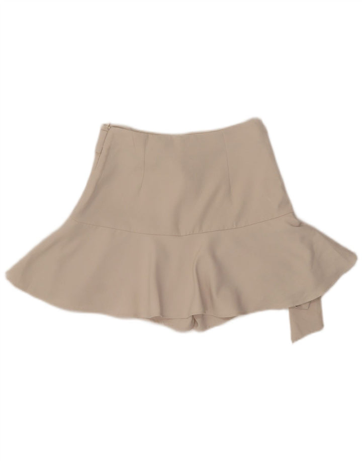 Zara Femme Jupe-short UK 4 XS Beige Polyester