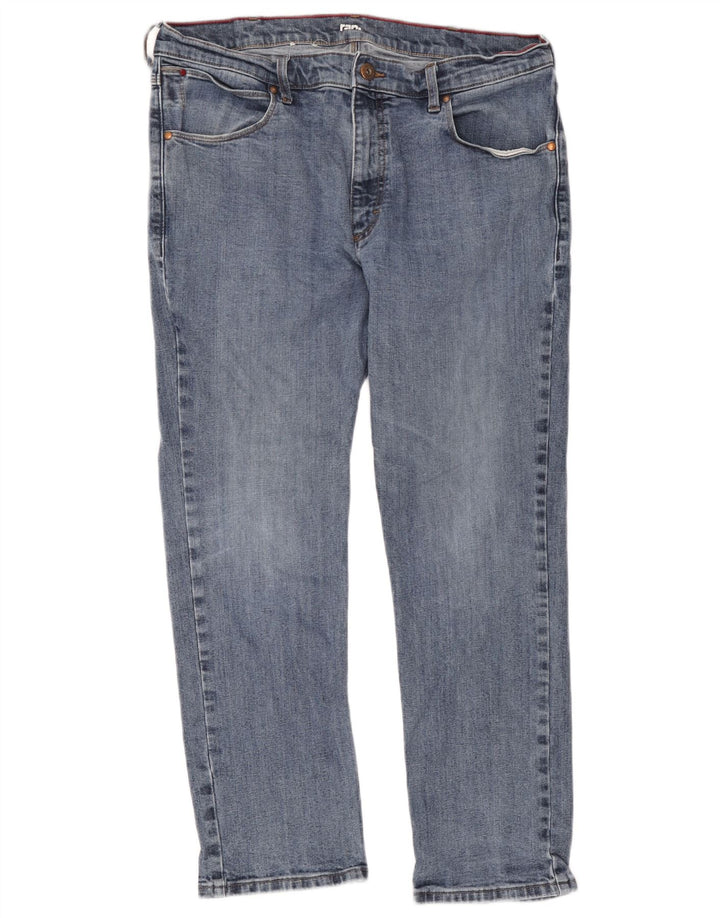 Wrangler Jean droit régulier pour hommes W36 L30 bleu coton