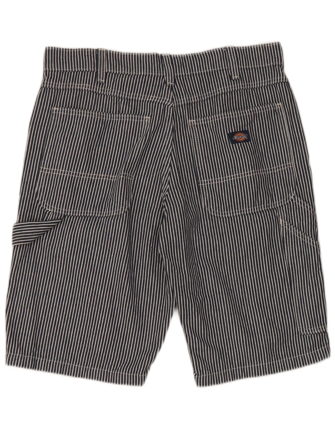 Dickies Short Cargo Homme W34 Grand Coton Rayé Bleu Marine