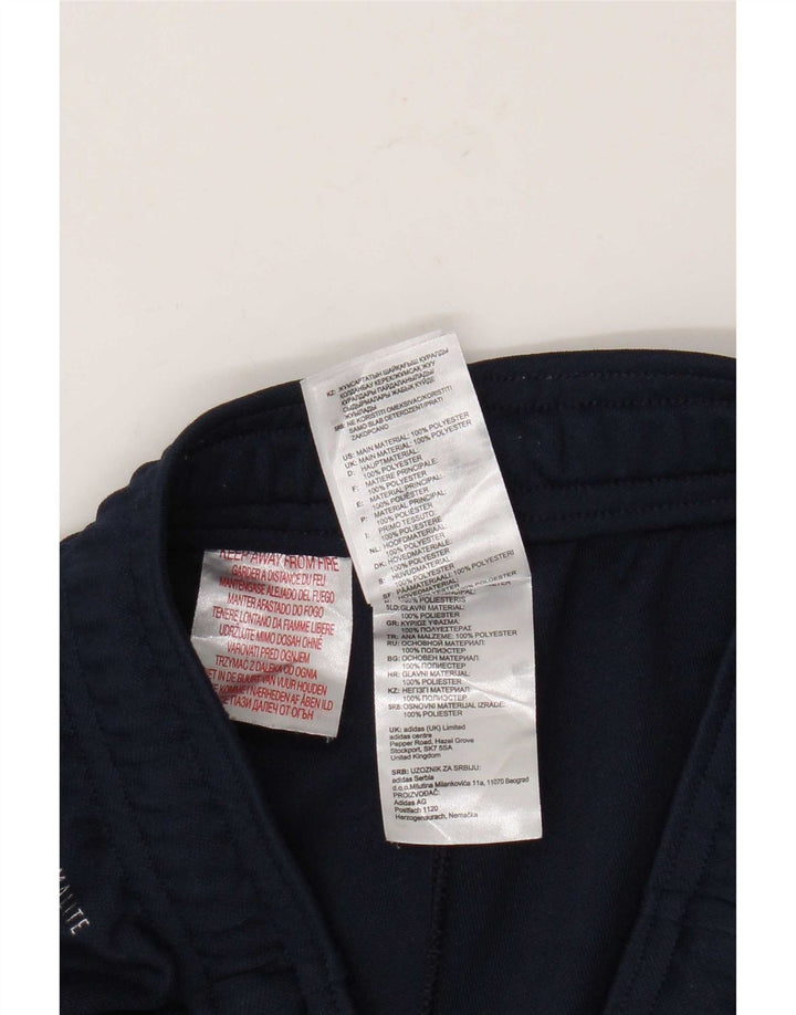 Pantalon de survêtement Adidas Garçon Climalite 11-12 ans Bleu Marine Polyester